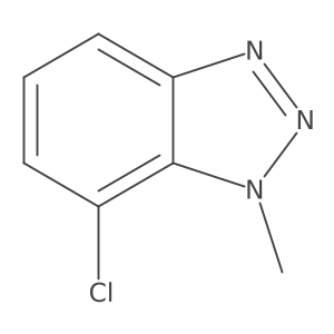 7-chloro-1-methyl-1H-1,2,3-benzotriazole结构式