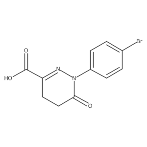 1-(4-Bromophenyl)-6-oxo-1,4,5,6-tetrahydropyridazine-3-carboxylic acid Structure