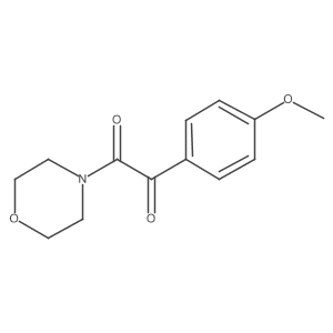 1-(4-Methoxyphenyl)-2-morpholinoethane-1,2-dione结构式