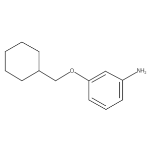 3-(Cyclohexylmethoxy)aniline Structure