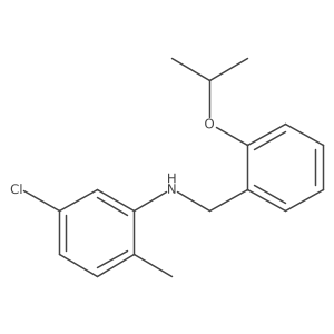5-Chloro-N-(2-isopropoxybenzyl)-2-methylaniline结构式