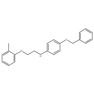 4-(Benzyloxy)-N-[2-(2-methylphenoxy)ethyl]aniline Structure