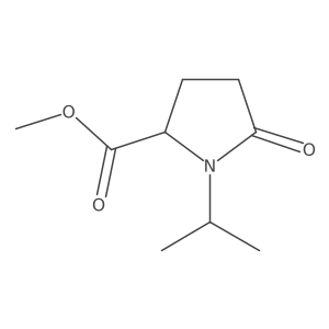 Methyl 1-(1-methylethyl)-5-oxo-prolinate结构式
