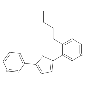 4-Butyl-3-[5-(3-pyridinyl)-2-thienyl]pyridine Structure