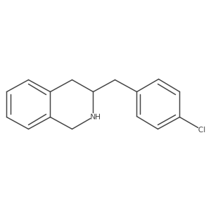 3-(4-Chlorobenzyl)-1,2,3,4-tetrahydroisoquinoline Structure