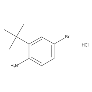 4-Bromo-2-tert-butylaniline hydrochloride结构式