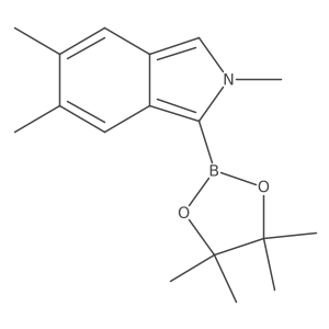 2,5,6-Trimethyl-1-(4,4,5,5-tetramethyl-1,3,2-dioxaborolan-2-yl)-2h-isoindole Structure