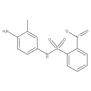N-(4-amino-3-methylphenyl)-2-nitrobenzene-1-sulfonamide Structure