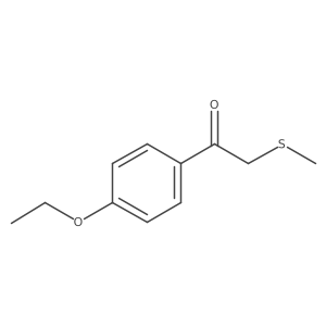 1-(4-Ethoxyphenyl)-2-(methylthio)ethan-1-one Structure