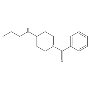 1-benzoyl-N-propylpiperidin-4-amine Structure