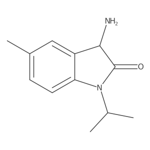 3-Amino-1-isopropyl-5-methylindolin-2-one结构式