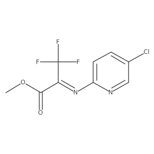 2-(5-Chloro-pyridin-2-ylimino)-3,3,3-trifluoro-propionic acid methyl ester Structure