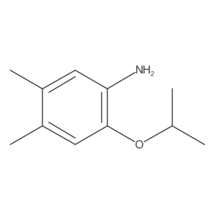 4,5-Dimethyl-2-(propan-2-yloxy)aniline结构式