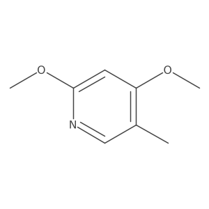 2,4-Dimethoxy-5-methylpyridine结构式