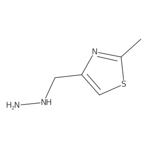 4-(Hydrazinylmethyl)-2-methylthiazole结构式