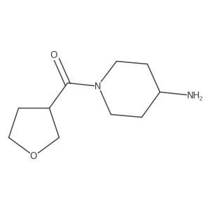 1-(Oxolane-3-carbonyl)piperidin-4-amine Structure