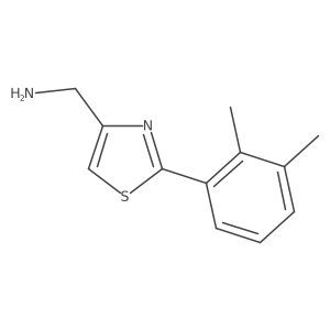 (2-(2,3-Dimethylphenyl)thiazol-4-yl)methanamine结构式