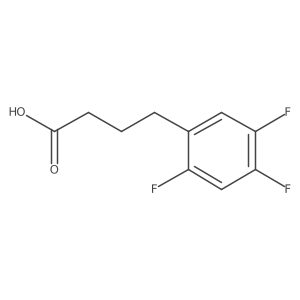 4-(2,4,5-Trifluorophenyl)butanoic acid结构式