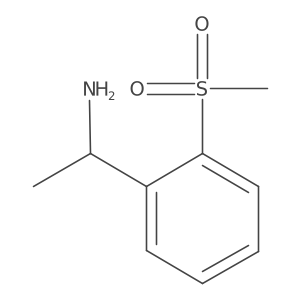 1-((1R)-1-Aminoethyl)-2-(methylsulfonyl)benzene Structure