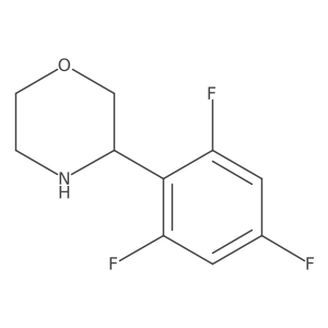 3-(2,4,6-Trifluorophenyl)morpholine Structure