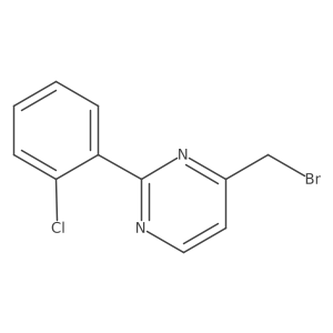 4-(Bromomethyl)-2-(2-chlorophenyl)pyrimidine结构式
