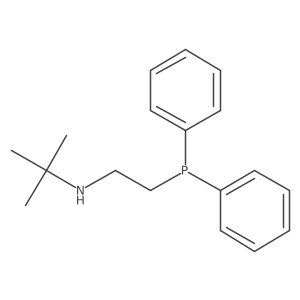 N-[2-(Diphenylphosphino)ethyl]-2-methyl-2-propanamine Structure