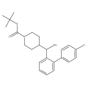 Tert-butyl 4-[(4'-chlorobiphenyl-2-yl)(hydroxy)methyl]piperidine-1-carboxylate Structure