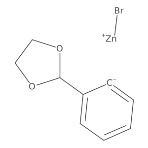 2-(1,3-Dioxolan-2-yl)phenylzinc bromide, 0.50 M in THF结构式