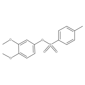 3,4-Dimethoxyphenyl 4-methylbenzene-1-sulfonate Structure