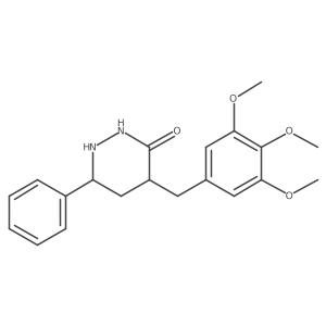 6-Phenyl-4-[(3,4,5-trimethoxyphenyl)methyl]diazinan-3-one结构式