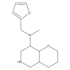 (4aS,8R,8aS)-N-(furan-2-ylmethyl)-N-methyloctahydro-2H-pyrano[3,2-c]pyridin-8-amine结构式