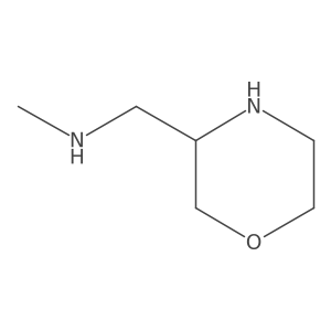 3-(Methylaminomethyl)morpholine结构式