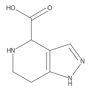 2H,4H,5H,6H,7H-pyrazolo[4,3-c]pyridine-4-carboxylic acid Structure