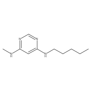 N4-methyl-N6-pentylpyrimidine-4,6-diamine Structure