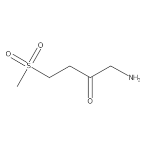 1-Amino-4-methanesulfonylbutan-2-one结构式