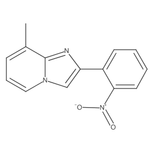 8-Methyl-2-(2-nitrophenyl)imidazo[1,2-a]pyridine Structure