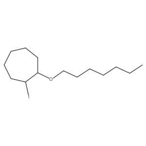 1-(Heptyloxy)-2-iodocycloheptane Structure