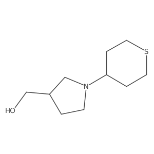 [1-(Thian-4-yl)pyrrolidin-3-yl]methanol Structure