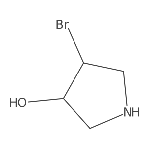4-Bromopyrrolidin-3-ol Structure