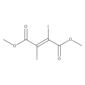1,4-Dimethyl 2,3-diiodo-2-butenedioate Structure