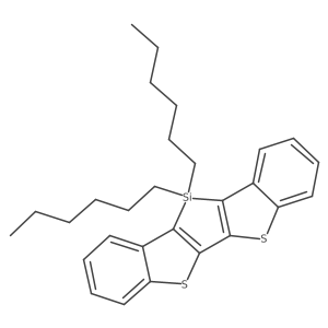 11,11-Dihexyl-11H-silolo[3,2-b:4,5-b inverted exclamation marka]bis[1]benzothiophene结构式