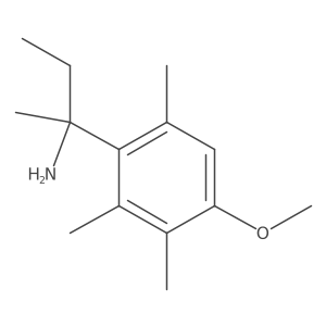 Benzenemethanamine, I+/--ethyl-4-methoxy-I+/-,2,3,6-tetramethyl-结构式