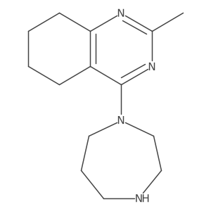 4-(1,4-Diazepan-1-yl)-2-methyl-5,6,7,8-tetrahydroquinazoline Structure