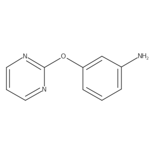 3-(Pyrimidin-2-yloxy)aniline结构式