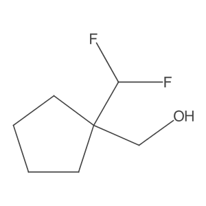[1-(Difluoromethyl)cyclopentyl]methanol结构式