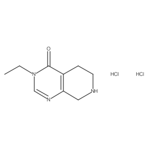 3-ethyl-3H,4H,5H,6H,7H,8H-pyrido[3,4-d]pyrimidin-4-one dihydrochloride Structure