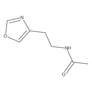 N-[2-(1,3-oxazol-4-yl)ethyl]acetamide结构式