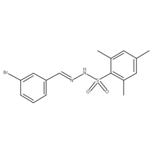 N'-[(1E)-(3-bromophenyl)methylidene]-2,4,6-trimethylbenzene-1-sulfonohydrazide Structure