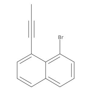 1-Bromo-8-(prop-1-yn-1-yl)naphthalene Structure