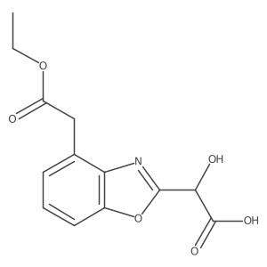 2-(Carboxy(hydroxy)methyl)-4-(2-ethoxy-2-oxoethyl)benzo[d]oxazole Structure